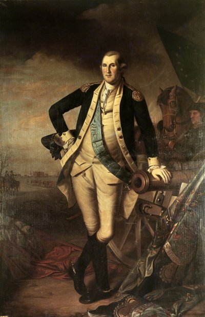 ジョージワシントンの肖像、1779 作： Charles Willson Peale